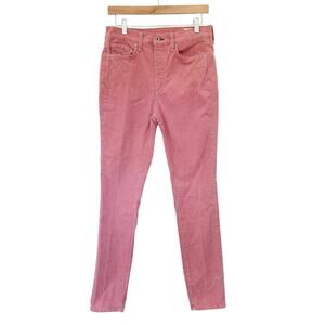Rag & Bone Pink Corduroy High Rise Skinny Jeans Sz 30